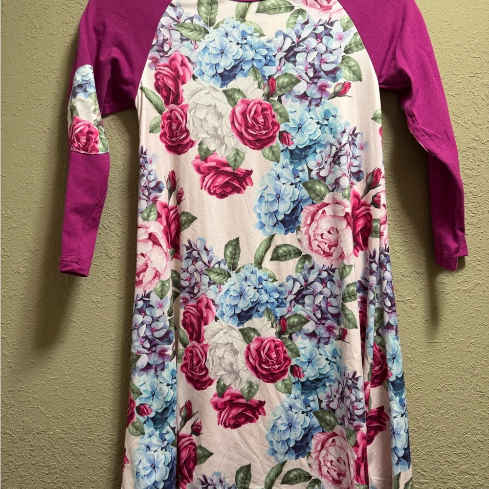 Floral Raglan Sleeve Dress